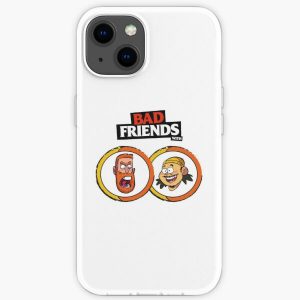 BAD FRIENDS PODCAST - BOBBY LEE - ANDREW SANTINO iPhone Soft Case RB1010 product Offical Bad Friends Merch