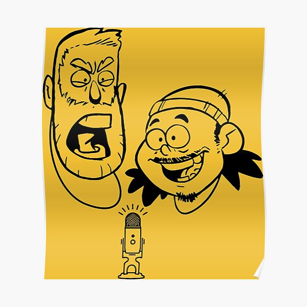 BAD FRIENDS PODCAST - BOBBY LEE - ANDREW SANTINO Poster RB1010 product Offical Bad Friends Merch