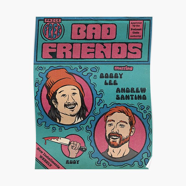 Bad Friends Poster RB1010 product Offical Bad Friends Merch