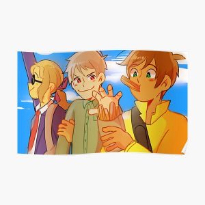 Bad Friends Trio Poster RB1010 product Offical Bad Friends Merch