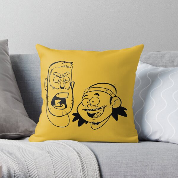 BAD FRIENDS PODCAST - BOBBY LEE - ANDREW SANTINO Throw Pillow RB1010 product Offical Bad Friends Merch