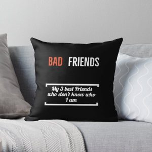 Bad friends Throw Pillow RB1010 product Offical Bad Friends Merch