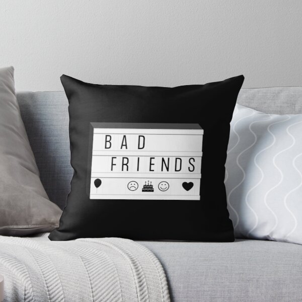 BAD FRIENDS Throw Pillow RB1010 product Offical Bad Friends Merch