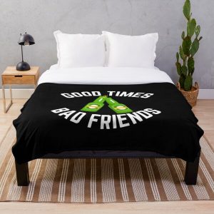 Good Times Bad Friends Vintage Mens Boys Throw Blanket RB1010 product Offical Bad Friends Merch