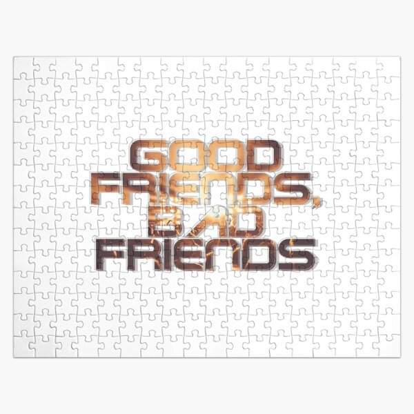 Good Friends, Bad Friends Jigsaw Puzzle RB1010 product Offical Bad Friends Merch