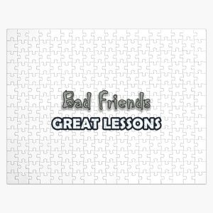 Bad friends Great Lessons for your life Jigsaw Puzzle RB1010 product Offical Bad Friends Merch