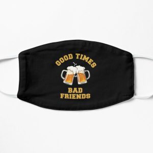 GOOD TIMES BAD FRIENDS Essential T-Shirt Flat Mask RB1010 product Offical Bad Friends Merch