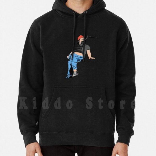 Animated Bobby Lee Podcasting hoodie long sleeve Bobby Lee Podcast Tigerbelly Bad Friends Andrew - Bad Friends Store