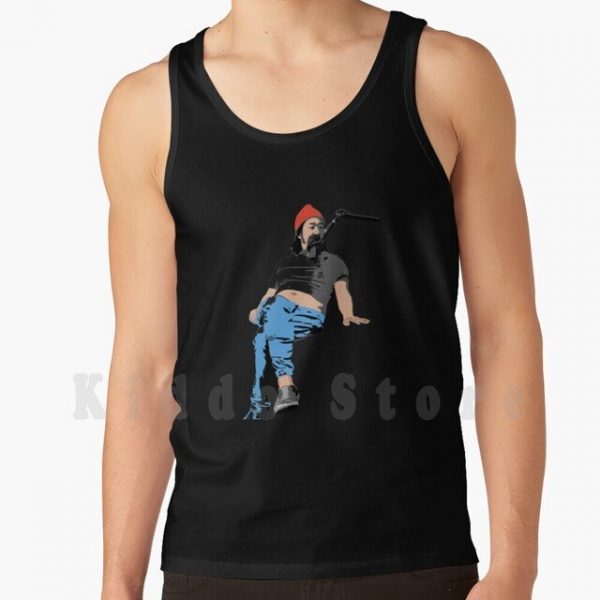 Animated Bobby Lee Podcasting tank tops vest sleeveless Bobby Lee Podcast Tigerbelly Bad Friends Andrew - Bad Friends Store