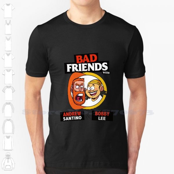 Bad Friends Podcast Bobby Lee Andrew Santino Summer Funny T Shirt For Men Women Bad Friends - Bad Friends Store