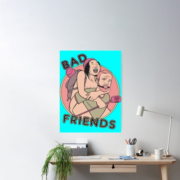cpostermediumsquare product1000x1000.2 4 - Bad Friends Store
