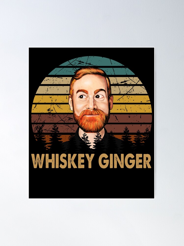 Andrew Santino Whiskey Ginger Retro Poster 1 - Bad Friends Store