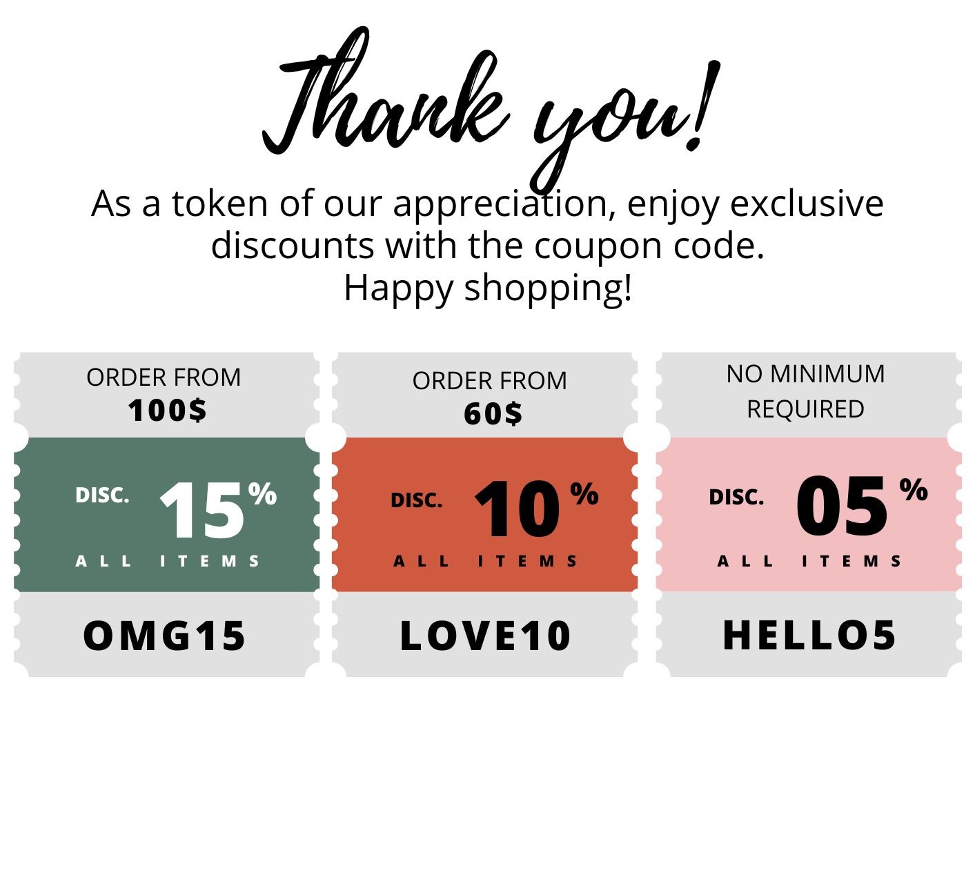 Coupon Merch - Bad Friends Store